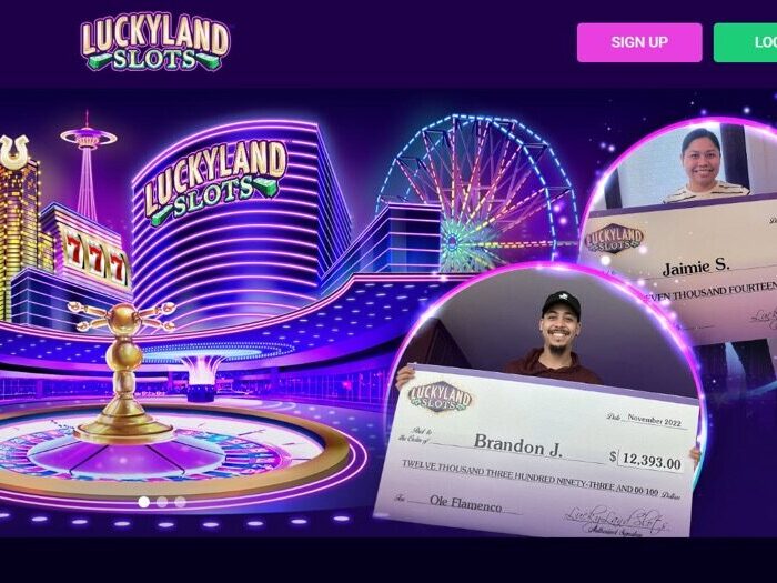 Luckyland Slots Home Page