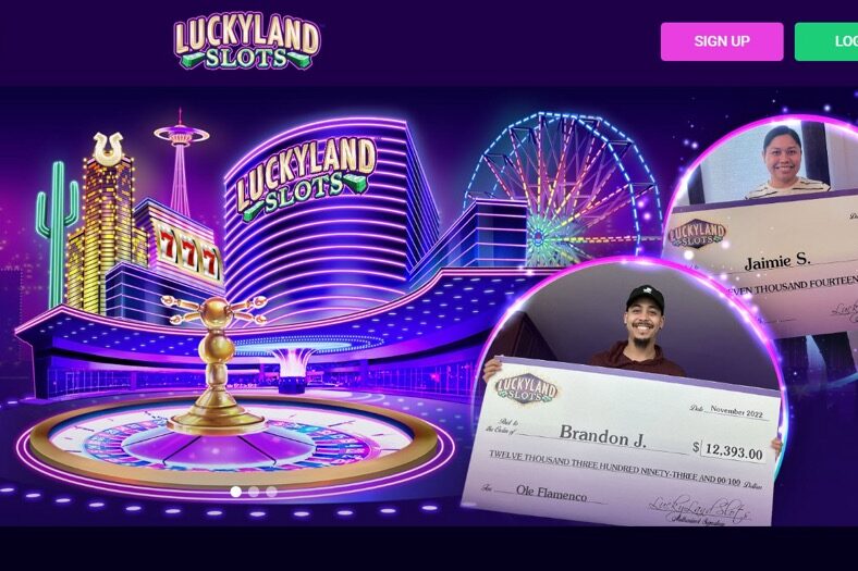 Luckyland Slots Home Page